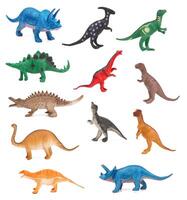 dinosaurier på vit foto