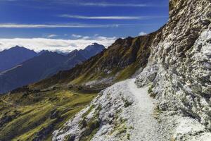 berg landskap av de stubai alps foto