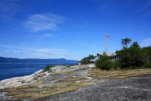 solsken kust, väst kust, pacific kust, brittiskt columbia, kanada foto