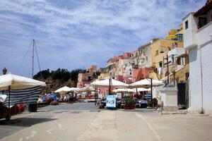 procida, runt om de ö., under de sommar. foto