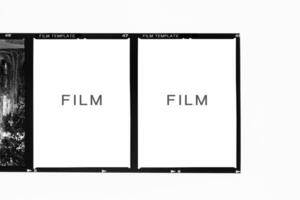 medium formatera Färg filma ram.med årgång Plats. foto