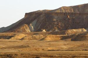 timna berg räckvidd i eilat i sydlig israel. foto