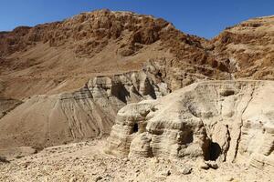 timna berg räckvidd i eilat i sydlig israel. foto