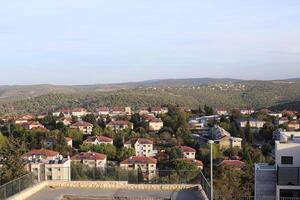 landskap i de bergen i nordlig israel. foto