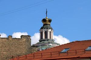 02 07 2023 vilnius litauen. vilnius är de huvudstad och största stad av litauen. den är belägen i de sydöst av litauen på de vilnius flod. foto