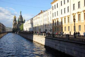 12 05 2023 st. petersburg Ryssland. st. petersburg är belägen i de nordväst av de Land på de kust av de golf av finland på de mun av de neva flod. foto