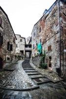 detalj av anghiari, en medeltida by i Toscana - Italien foto