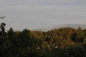 berg landskap runt om gatlinburg tennessee foto