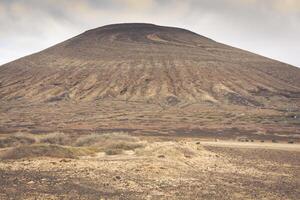 vulkan på la graciosa, kanariefågel öar, Spanien. foto