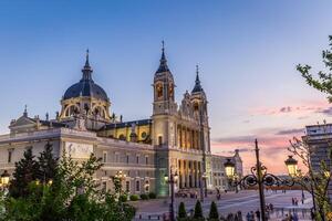 catedral de la almudena de Madrid, Spanien foto