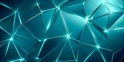 digital safir abstrakt geometrisk kristall mönster foto