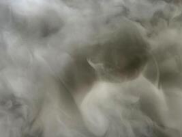 abstrakt dimma eller rök på svart Färg bakgrund foto