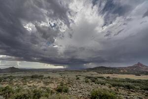 storm över sydlig utah foto