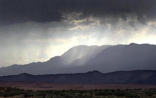 zion kolob stormar foto