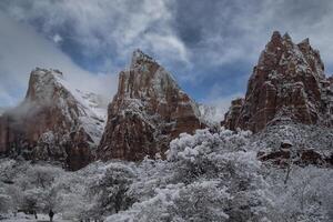 zion kanjon vinter- foto