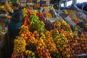 cuzco frukt marknadsföra foto