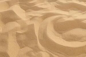 sandstrand av lugn fattande de skönhet av naturlig motiv sandstrand, en lugn gobeläng av jordens mönster foto