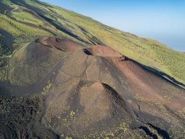 etna, vulkaniskt landskap foto