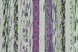 textur av en flerfärgad korg- golv matta närbild. abstrakt bakgrund. foto