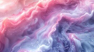 ett abstrakt konstverk terar vibrerande rosa och blå färger foto