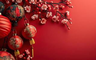 minimalistisk kinesisk ny år bakgrund foto