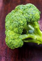 ytstruktur av färskhet broccoli grönsak foto