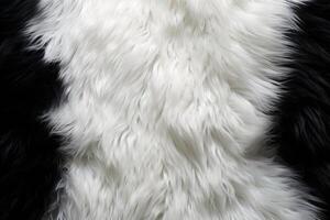 panda hud päls textur, panda päls bakgrund, fluffig panda hud päls textur, djur- hud päls textur, päls bakgrund, vit päls textur, foto