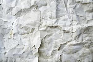 ai genererad papper textur gammal vit papper textur som abstrakt grunge bakgrund foto