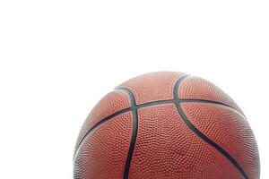 basketboll isolerat på vit bakgrund foto