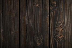 ai genererad gammal trä- bakgrund eller textur. mörk trä textur med naturlig mönster. foto