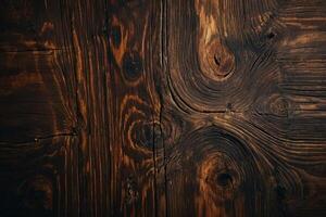 ai genererad gammal trä textur bakgrund. golv yta. mörk trä textur bakgrund. foto