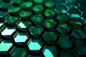 abstrakt bakgrund hexagoner glas mönster geometrisk kristaller abstrakt foto