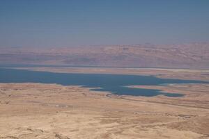 öken- landskap av israel, död- hav, jordan. foto