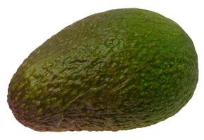 hela grön avokado frukt isolerat på vit bakgrund, gott och friska foto