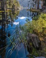 Outlet of Woods Lake, Carson Pass, Sierra Nevadas foto