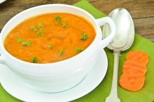 morot grädde soppa diet mat foto