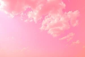 rosa himmel moln bakgrund, pastell himmel bakgrund foto