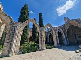 bellapais kloster nära kyrenia, cypern foto