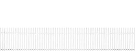 vit vertikal trä- staket isolerat på en vit bakgrund foto