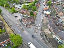 hög vinkel se av stock-on-trent stad av England, bra Storbritannien. Maj 4:a, 2024 foto