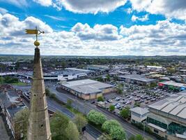 hög vinkel se av wolverhampton stad av storstads stad i de väst midlands, England, förenad rike. Maj 4:a, 2024 foto