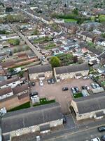 hög vinkel se av central peterborough stad av England förenad rike. april 11:e, 2024 foto