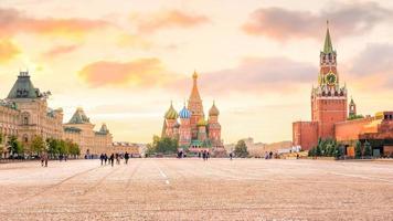 basilikas domkyrka vid Röda torget i Moskva