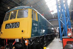 york i de Storbritannien på 30 Mars 2024. en se av en lokomotiv i de nationell järnväg museum foto