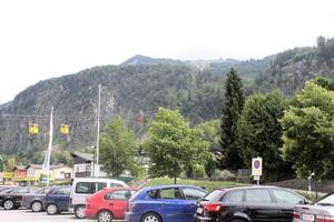 en se av de österrikiska landsbygden på st gilgen foto