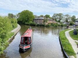 ellesemere i de Storbritannien på 5 Maj 2024 en se av de shropshire union kanal nära ellesmere foto