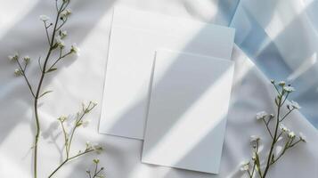 en minimalistisk brevpapper design med en enkel rena layout och en personlig Citat eller mantra foto