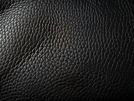 ai genererad svart läder textur generativ ai foto