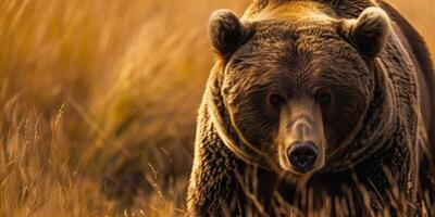 björn i naturen foto