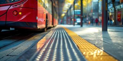 offentlig transport buss foto